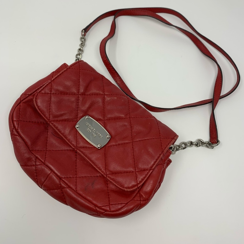 Well Worn MICHAEL Michael Kors Red Crossbody Bag